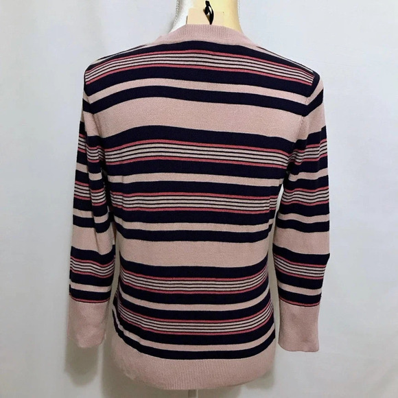 Halogen NWT Striped Knit Cardigan Women S - Picture 6 of 9